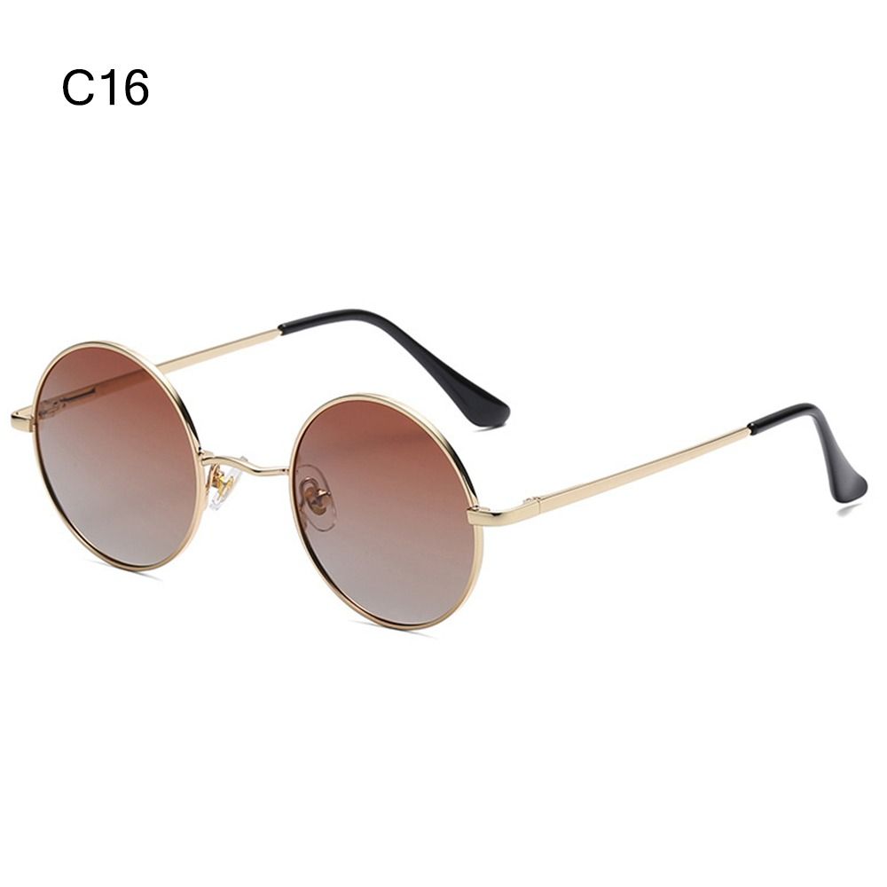 Поляризованные маленькие круглые солнцезащитные очки Металлические очки Ретро Панк Шейды для мужчин и женщин