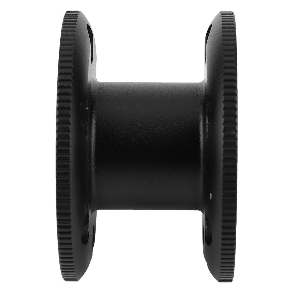 Aluminum Alloy Scuba Diving Finger Spool Reel Diver Underwater Snorkeling Accessory(Black)