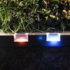 1pc LED Solar Path Stair Lights IP65 Waterproof Outdoor Garden Yard Fence Wall Lamp Staircase Night Light