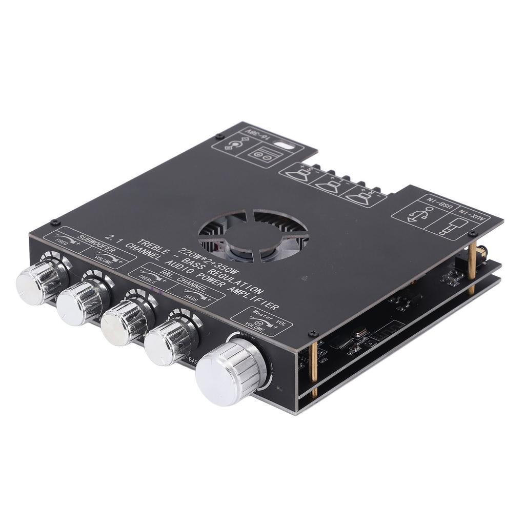 Power Amplifier Module 2.1 Channel BT5.1 AUX U Disk USB Sound Card Inputs TPA3255 Amplifier Board DC