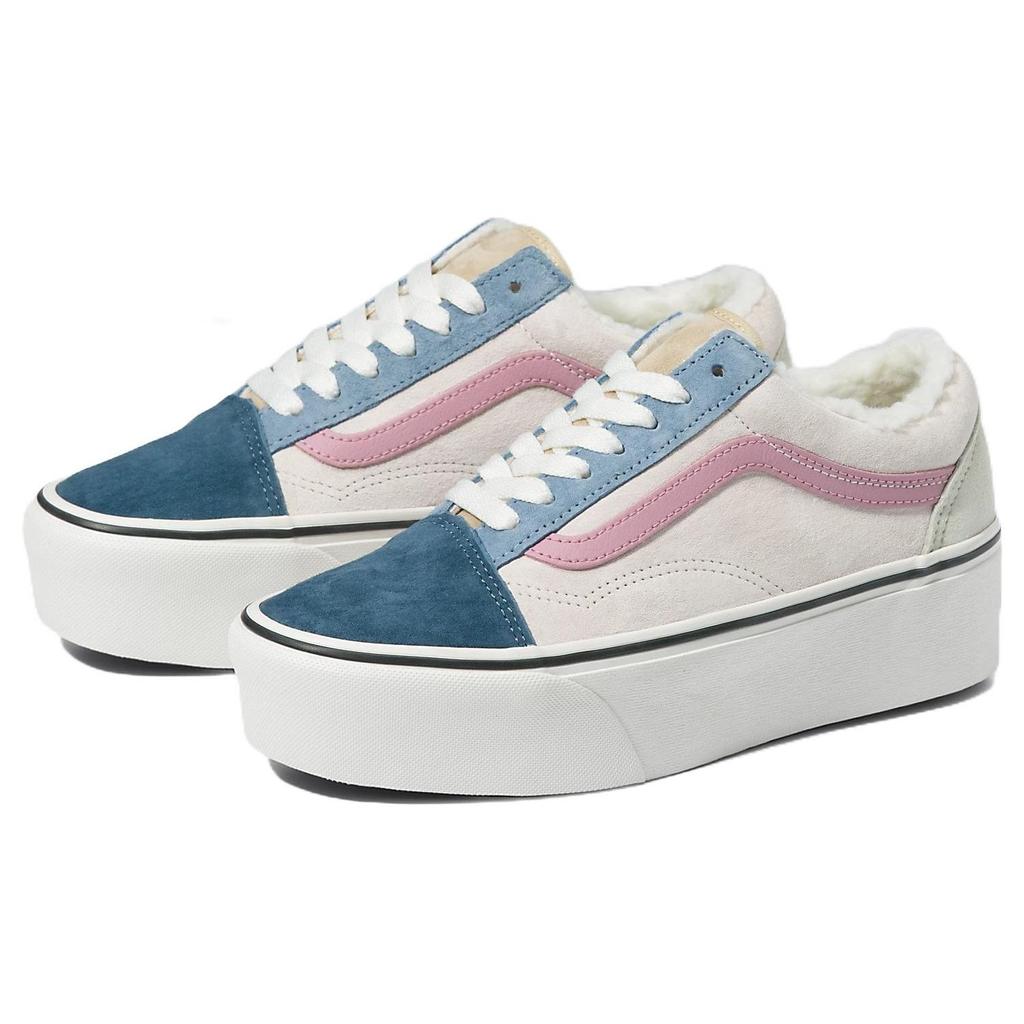 Vans Old Skool Stackform Pig Suede - Sherpa Unisex Sneakers Multi-Color VN0A7Q5MMUL