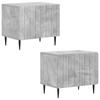 TV Stand Concrete Grey Engineered Wood