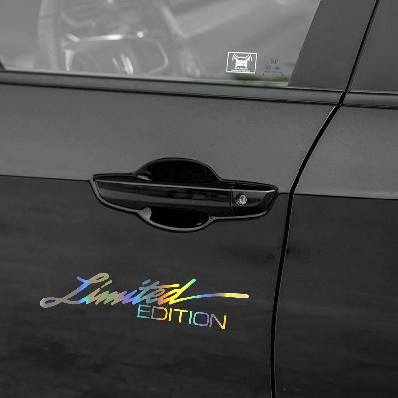 16 X 3.8 CM Laser Vinyl Letter LIMITED EDITION Pattern Car Motorcycle Body Bumper Window Sticker