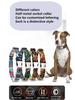 Nylon Reflective Dog and Cat Collar Pets, Customized ID Tags, Suitable for Large, Medium and Small Dogs, Bulldogs, Pet Supplies