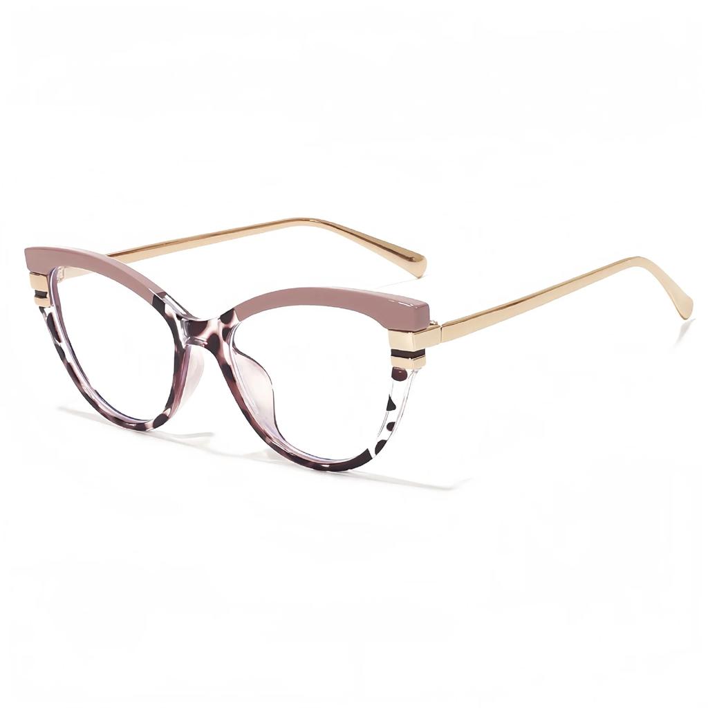 Vintage Cat Eye Anti Blue Light Optical Lens Glasses Women Luxury Myopia Customize Prescription Photochromic Eye Glasses Frames