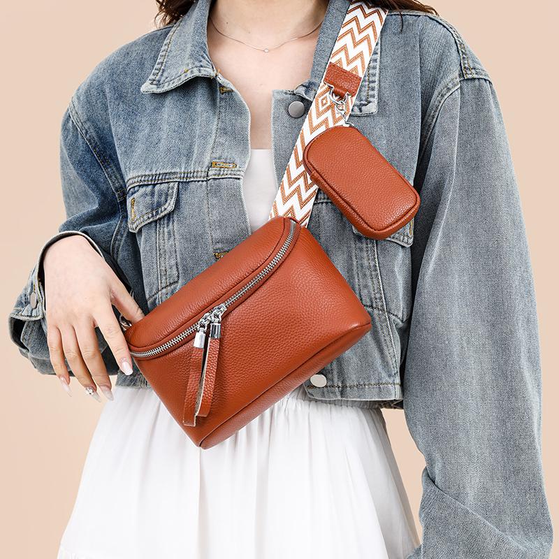 Women's Genuine Leather Messenger Bag  Crossbody Leather Bag  Daily Fashion  Wallet Use  Mobile Phone Pouches  Designer Bag