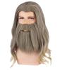 Wig and Beard, Disguise, Costume, Caveman, Major League Baseball Player, Beard, Fake Beard, Wig, Disguise Goods, Brown Hair Set
