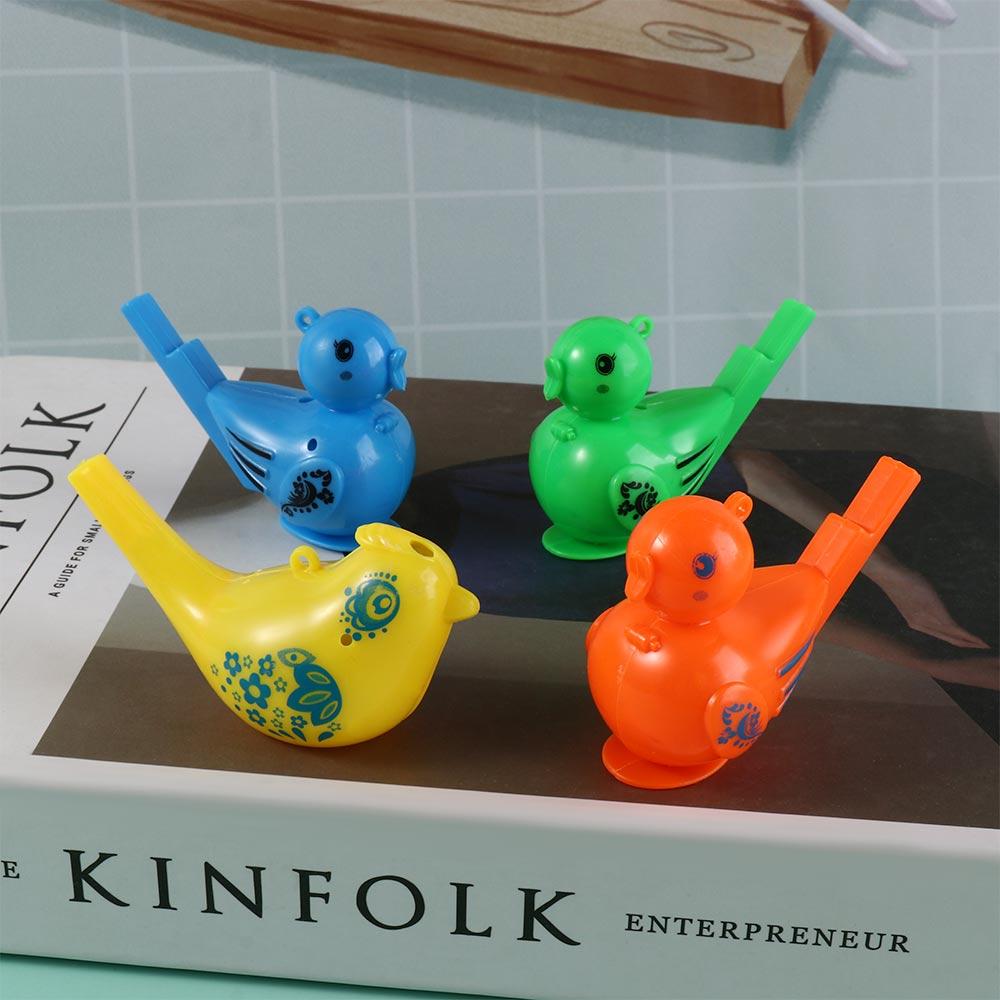 5PCS Drawing Water Bird Whistle Colored Musical Toy Party Whistles For Girls Boys