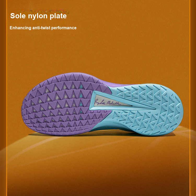 Баскетбольные кроссовки Li Ning Jimmy Butler 2, удобные, универсальные, амортизирующие, дышащие, с низким верхом, детские, баскетбольные кроссовки, цвет Breeze-Blue YKBU056-5