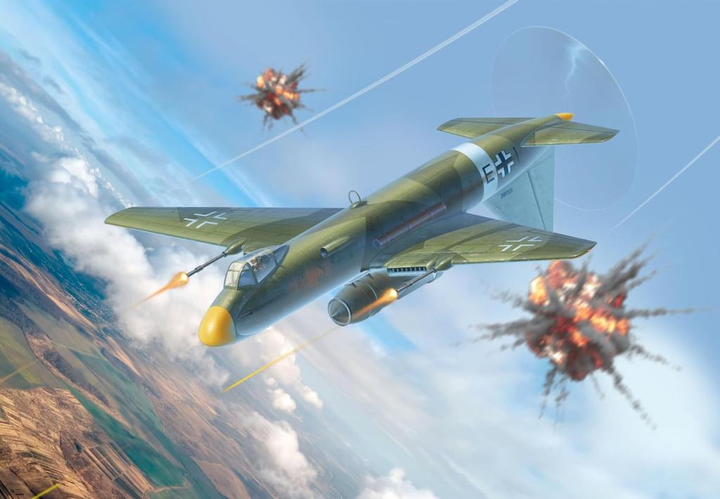 Пластиковый модельный набор Micromill Blohm Voss Ground Attack Aircraft 1/72 & P.193 MKR72-033 (Самолет)