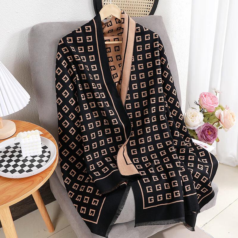 Электрический подогреваемый шарф-шаль Junbie из шерсти и кашемира