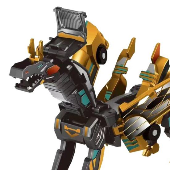 Transformable Flying Dragon Car Toy Collision Deformation Educational 2-In-1 Mini Transforming Dragon Vehicle Toy Toddlers Boys Girls Birthday Gift