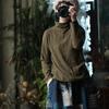 Женские Винтажные Зимние Свитеры Однотонные С Длинным Рукавом Вязаные Шерстяные С Длинным Рукавом С Воротником-Водолазкой