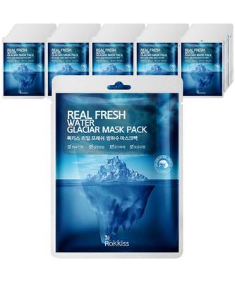 Набор масок для лица Locky's Real Fresh Water Glacial Water Mask Pack (50шт)