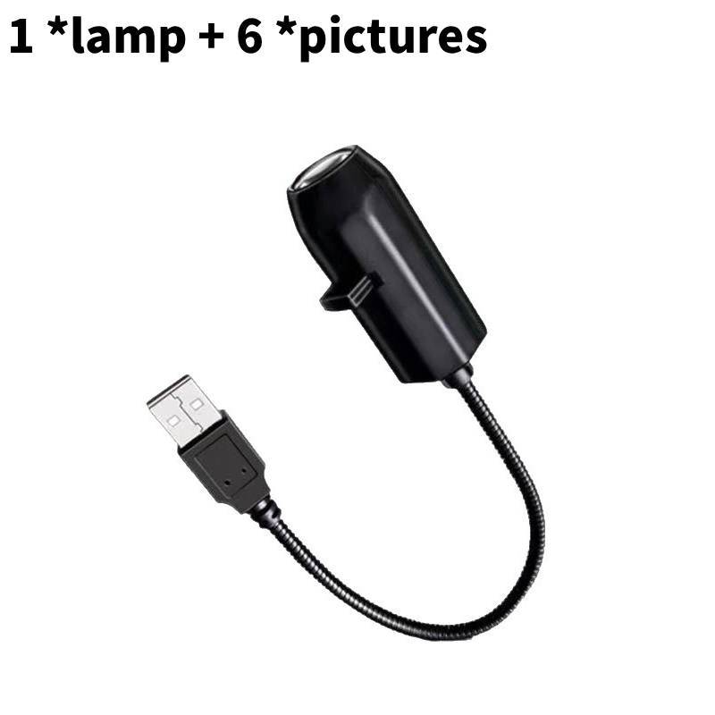 USB-проектор-лампа «Бабочка» Романтический подарок для пар Спальня Освещение для создания атмосферы