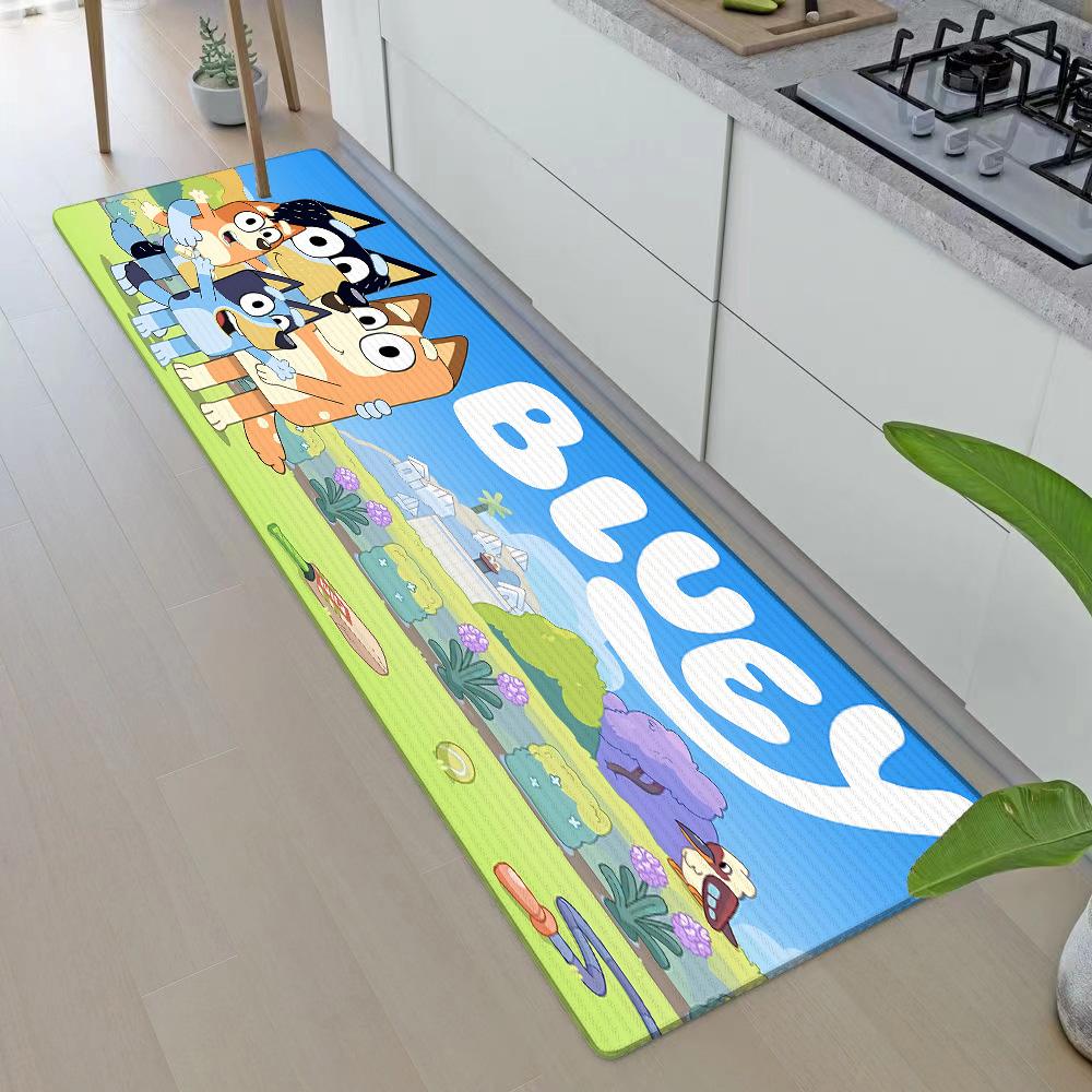 Entrance Front Door Doormat Anime For B-Blueys Non-slip Kitchen Rug Living Room Rugs Balcony Bathroom Foot Mat Floor Mats Carpet
