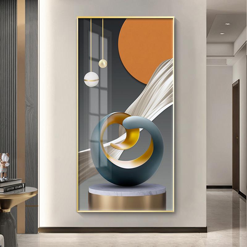 Абстрактная роскошная золотая картина на холсте, богатое дерево, свет, настенное искусство, постеры с оленями и принты для гостиной, крыльца, декора коридора