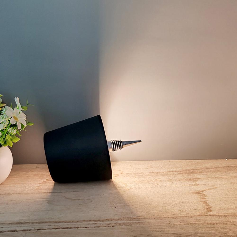 Светодиодная настольная лампа, перезаряжаемая, 2000 мАч, металлическая, с регулируемой яркостью, лампа-бутылка с плавной регулировкой яркости, светодиодная лампа-бутылка для вина, семейный ресторан и бар