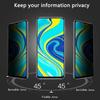 [2 шт.] Защитное стекло Anti-Spy для Xiaomi Redmi 9 - Защита экрана