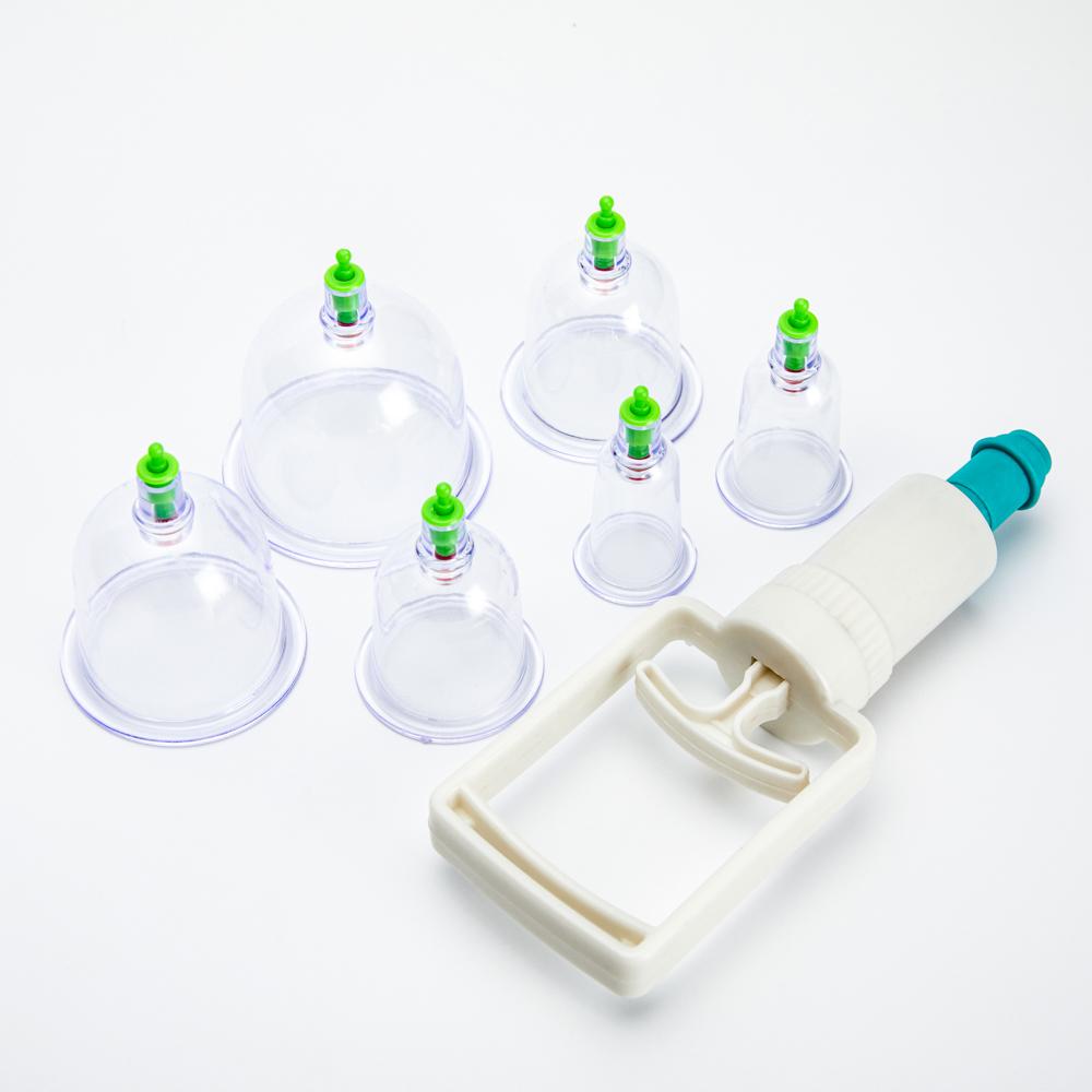 6or24 Pieces Suction Cups Massage Vacuum Cupping Body Massager Plastic Vacuum Suction Therapy Cupping Set Cans for Massage