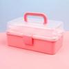 Collapsible Three Layer Storage Box Toolbox Makeup Box Set Storage Box Headstring Accessories Desktop Jewelry Box