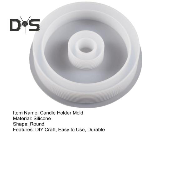 Креативный мягкий подсвечник, силиконовая форма, круглая форма, подсвечник, форма для литья из эпоксидной смолы, сделай сам, ремесло