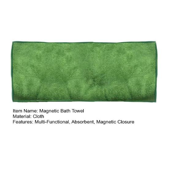 Магнитное банное полотенце 190 см x 76 см, быстросохнущее, впитывающее, пляжное полотенце, ткань с магнитной застежкой, полотенце для йоги, плавания, кемпинга