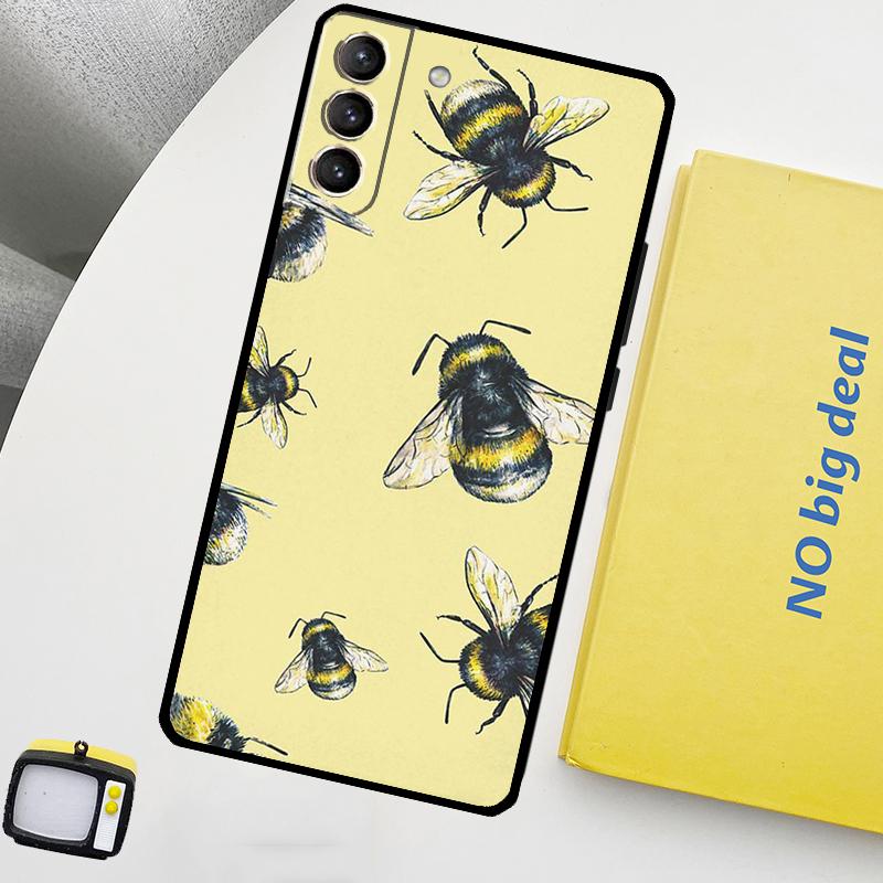 Чехол Bee Honey для Samsung Galaxy S23 FE S22 Ultra S20 S21 FE S8 S9 S10 Plus Note 10 20 Ultra Cover