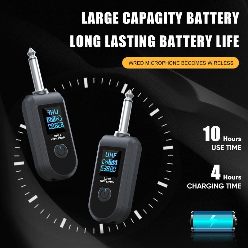 Система UHF XLR-адаптера Динамический микрофон Гитара Аудиомикшер Система PA Беспроводной микрофон Передатчик Приемник Система