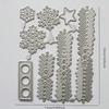 Metal Etching Knife Die Christmas Tree Snowflake Carbon Steel Embossing Knife Die