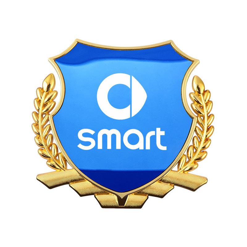 Smart Fortwo/Forfour Эльф №123 Колос Боковая эмблема Металлическая наклейка