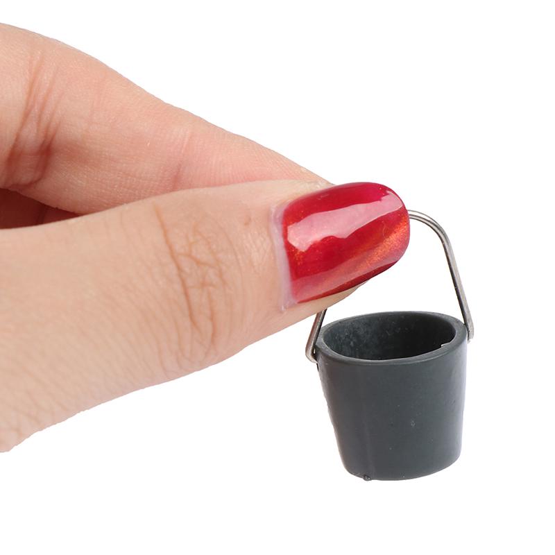 1Комплект 1:12 Миниатюрный кукольный домик для кухни, ведро для швабры, декоративная игрушка для кукольного домика