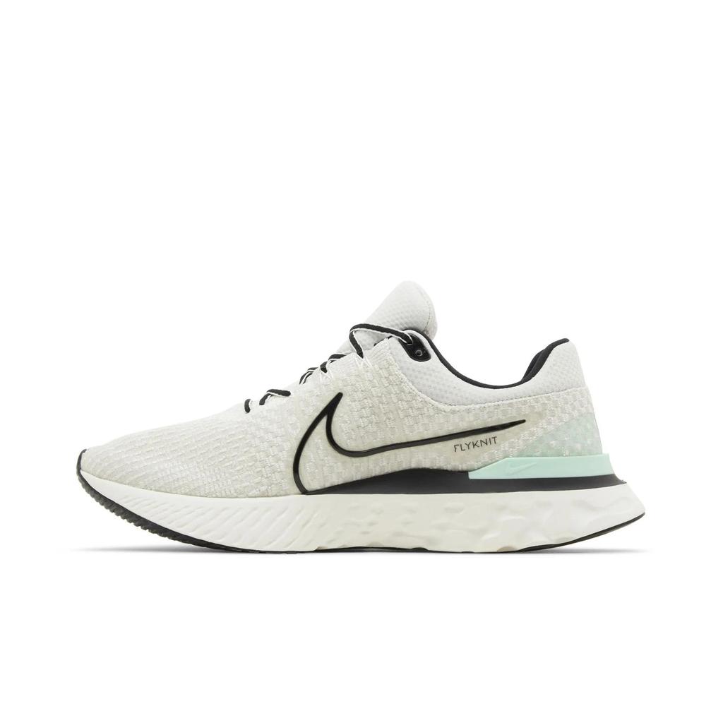 Nike React Infinity Run Flyknit 3 'Phantom Black Mint' (Unisex) Phantom / Black / Light Bone / Sail Running Shoes DH5392 004