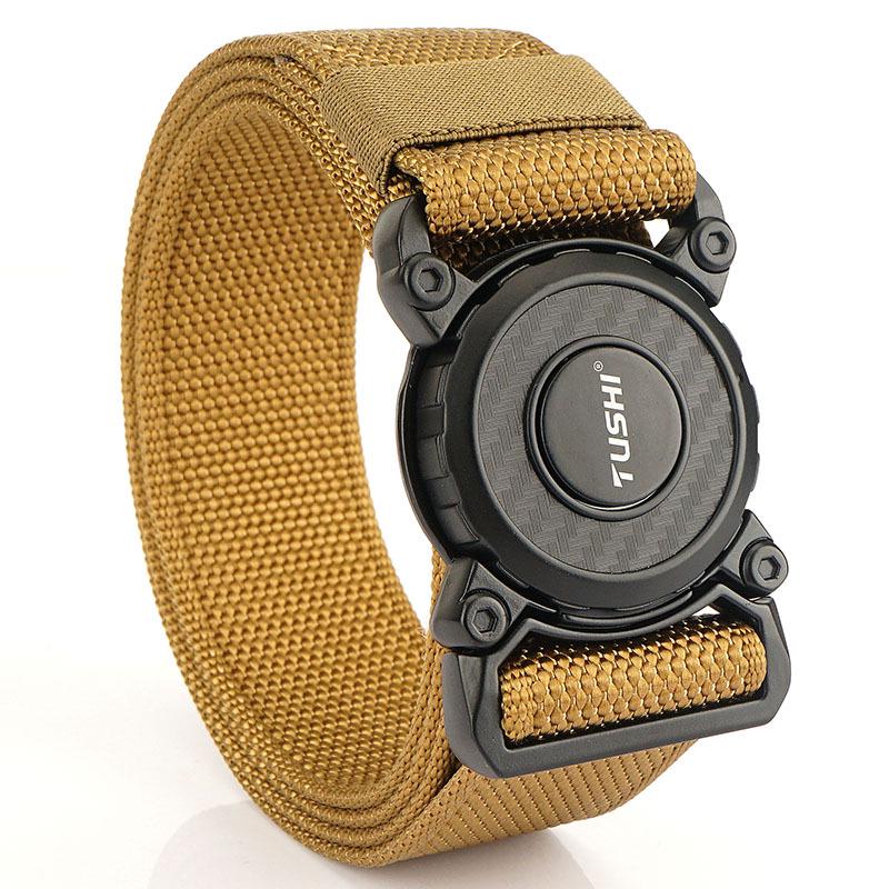 Quick-Release Nylon Tactical Belt for Workwear & Outdoor Training
