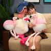 Cute Simulation Round Flamingo Doll Plush Toy Crocodile Doll Children's Company Soothing Pillow Rag Doll