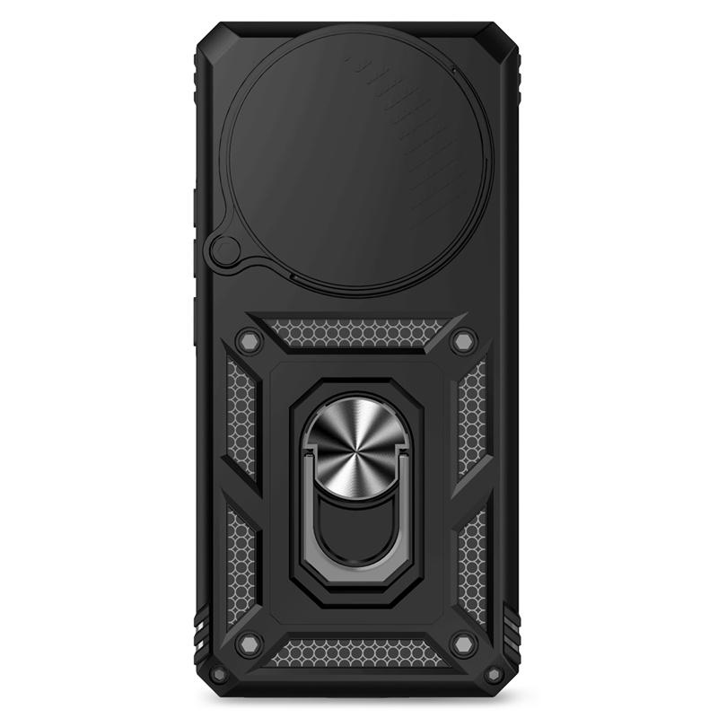 Для Xiaomi Redmi Note 14 Pro Plus чехол Armor Slide Lens Protector Phone Cover Redmi Note 14 Pro+ 5G Ring Stand Shockproof Funda