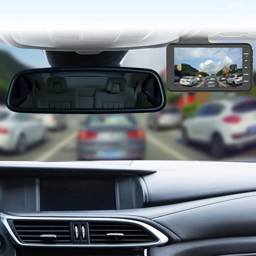 4-inch High-definition 1080P IPS Screen Dual Lens Driving Recorder