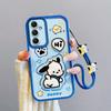 KEYSION Shockproof Case for Samsung A54 5G A34 A24 A14 LTE with Lanyard Silicone Cute 3D Cartoon Doll Phone Cover for Galaxy A04S