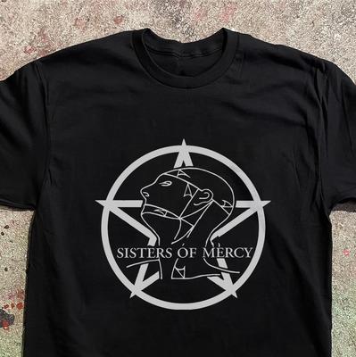 Футболка The Sisters of Mercy Готик-рок Группа Ретро Пост-панк Футболка