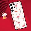 Flamingo Case For Samsung Galaxy S24 Ultra S21 S22 S20 S23 S25 Ultra Plus S9 S10 S25 FE Cover Funda