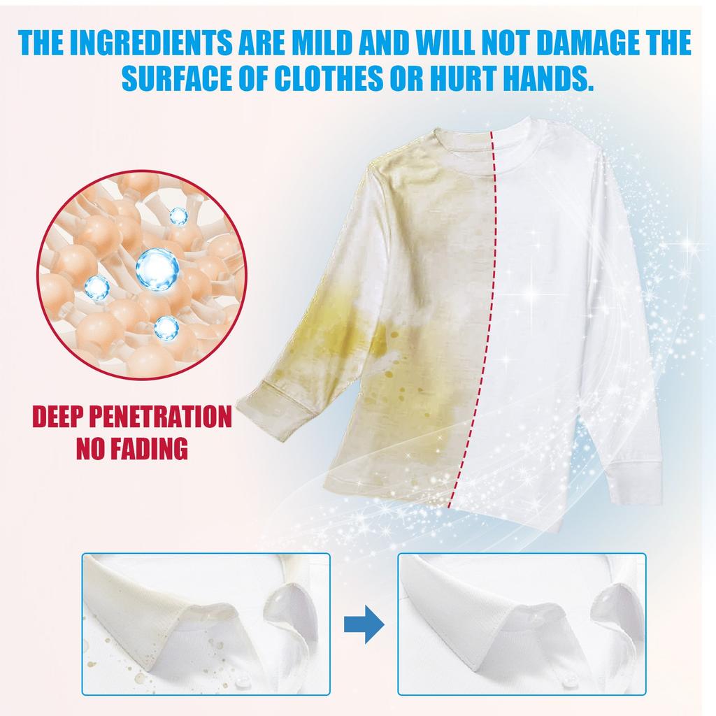 Laundry Tablets, Stain Remover For Clothes Laundry Strong Decontamination Detergent Powder Tablets For Underwear And Clothes