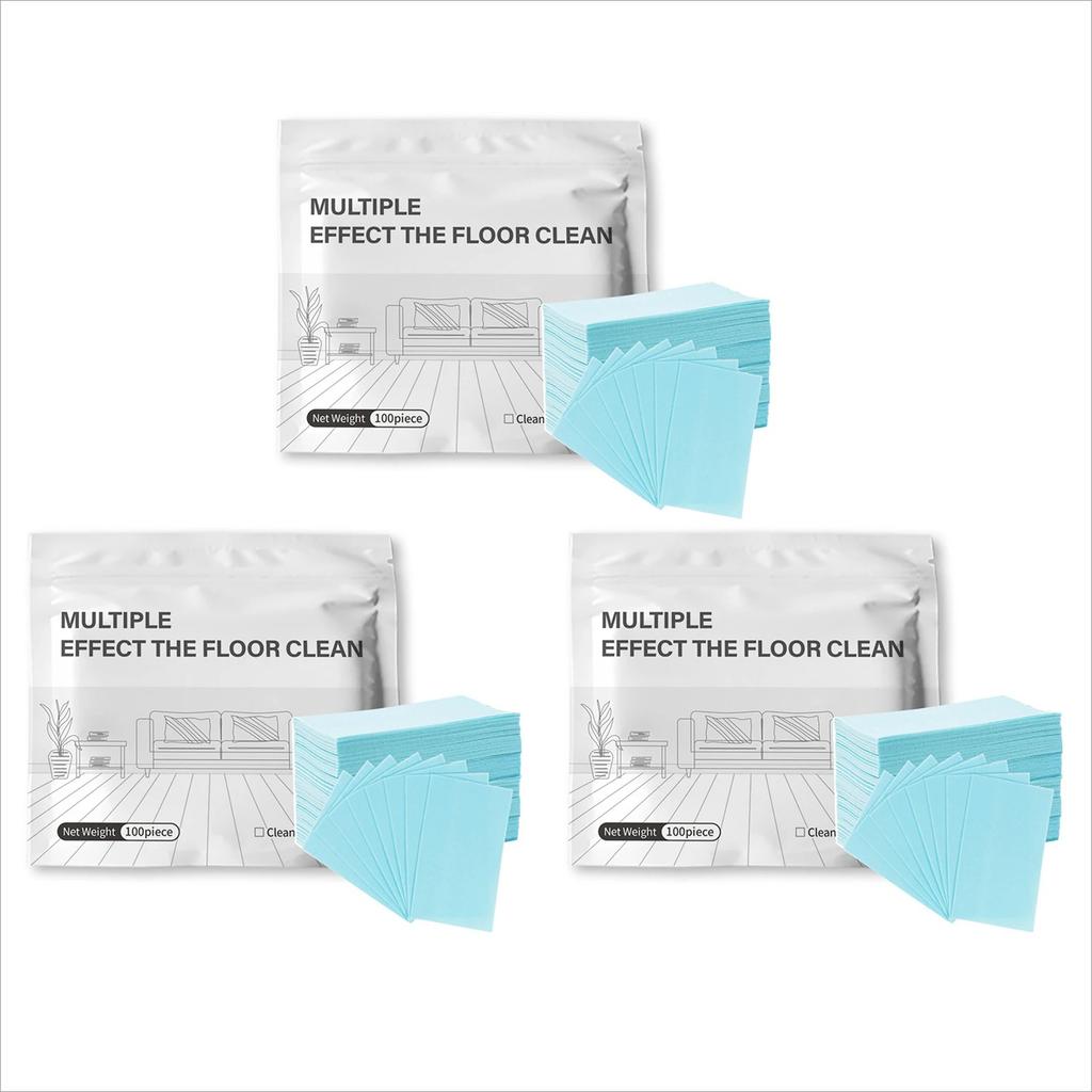 Floor Cleaner Concentrate Sheets,Multi Effect Concentrated Floor Cleaner,Water-Soluble Floor Cleaning Sheets for Mopping