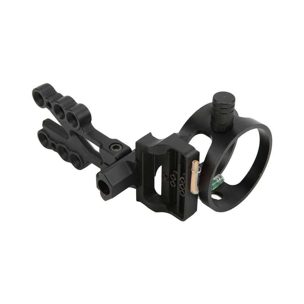 Прицел для лука, 5-контактный алюминиевый прицел для стрельбы из лука с 0,019 горизонтальными волоконно-оптическими штифтами для лука SP019 и