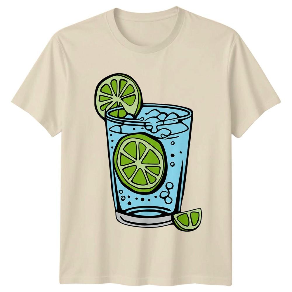 Lime Drink Refreshing Unisexs TShirt Unisexs Tee Graphic Unisex Top