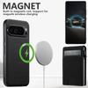 SUTENI H19 For Google Pixel 10 Pro XL Magnetic Case Card Holder Kickstand Litchi Texture Leather Back Cover