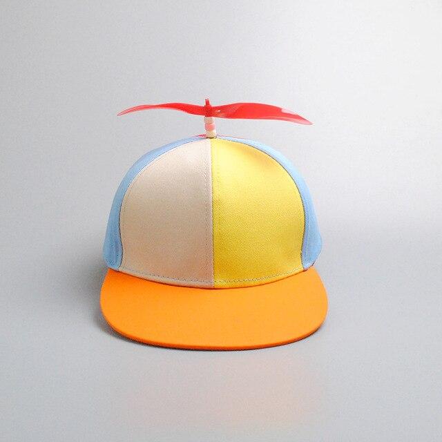 Летние женские и мужские бейсболки с пропеллером вертолета, красочная лоскутная кепка от солнца, детская регулируемая шляпа Snapback для папы
