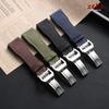 Sailcloth Nylon Watch Strap 20mm 21mm 22mm for IWC Pilot Band Military Canvas Cowhide Men's Folding Buckle Bracelet Accessories