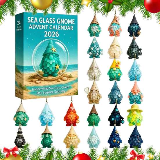 Набор подвесок на елку 2026 Адвент-календарь, 24-дневное акриловое 2D украшение со случайными фигурками животных из «слепой коробки», подвесное украшение, праздничный подарок для детей
