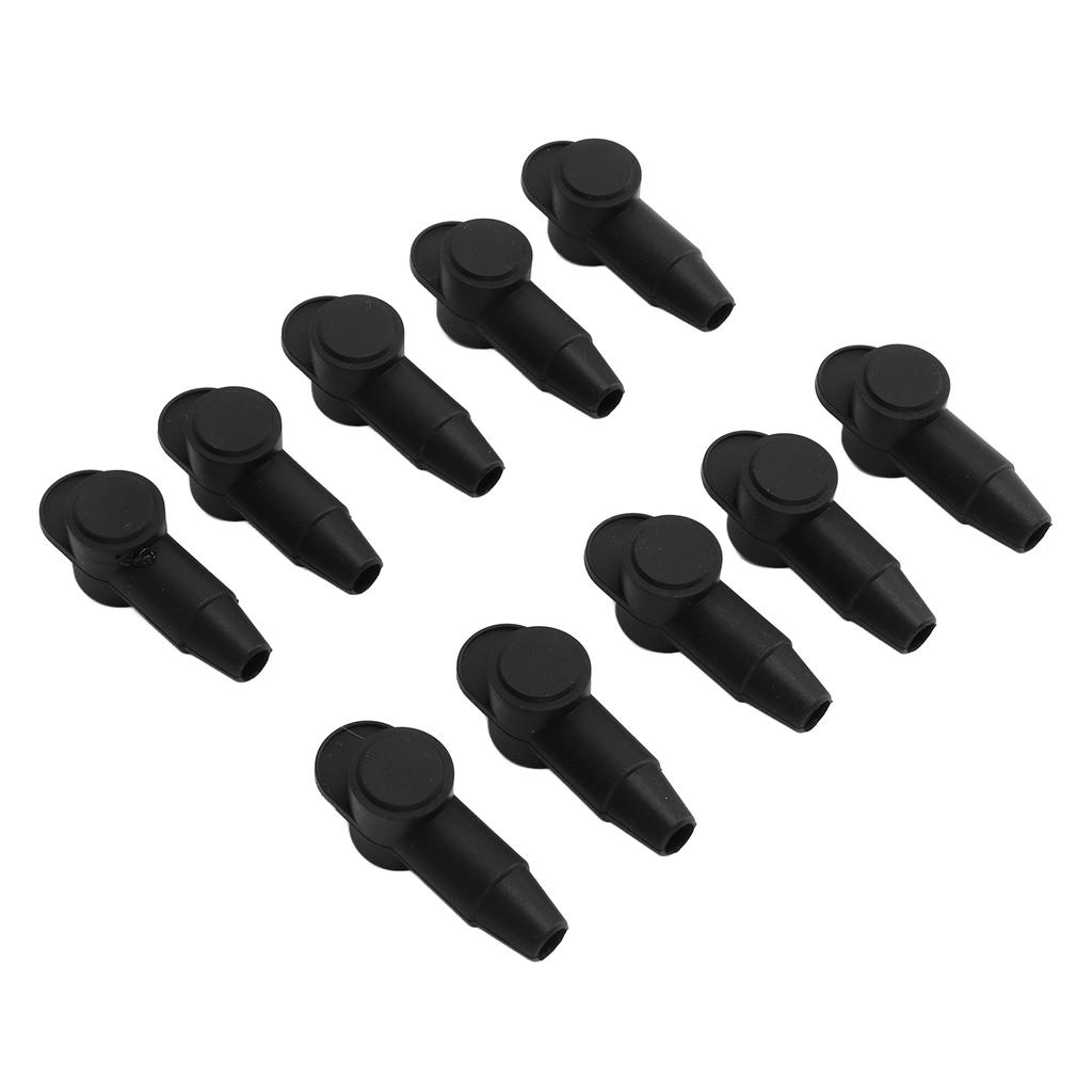 10Pcs Silicone Terminal Covers Protect Battery Multi Purpose Easily Use Safer R End Cover for Alternators Starters