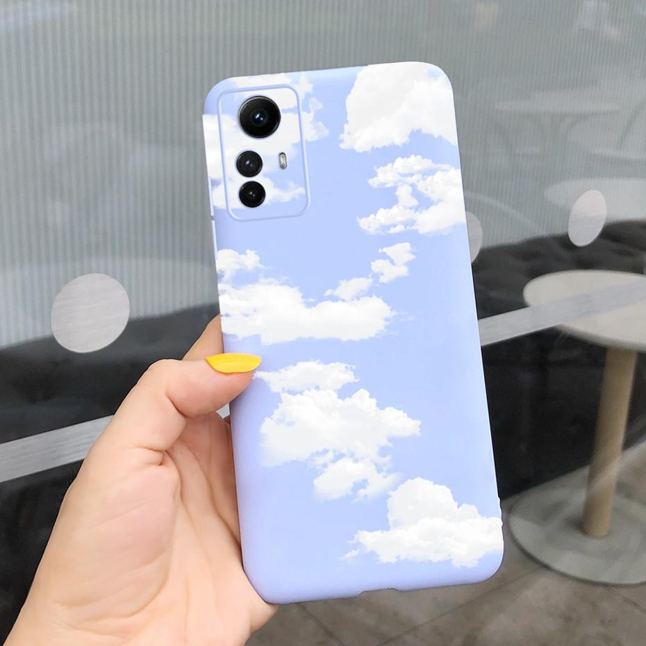 Чехол для телефона Xiaomi Redmi Note 12S 2023 Милый рисунок Гелевый Силиконовый Мягкая задняя крышка Для Redmi Note12s 4G